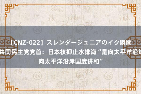 【CNZ-022】スレンダージュニアのイク瞬間 4時間 韩国共同民主党党首：日本核抑止水排海“是向太平洋沿岸国度讲和”